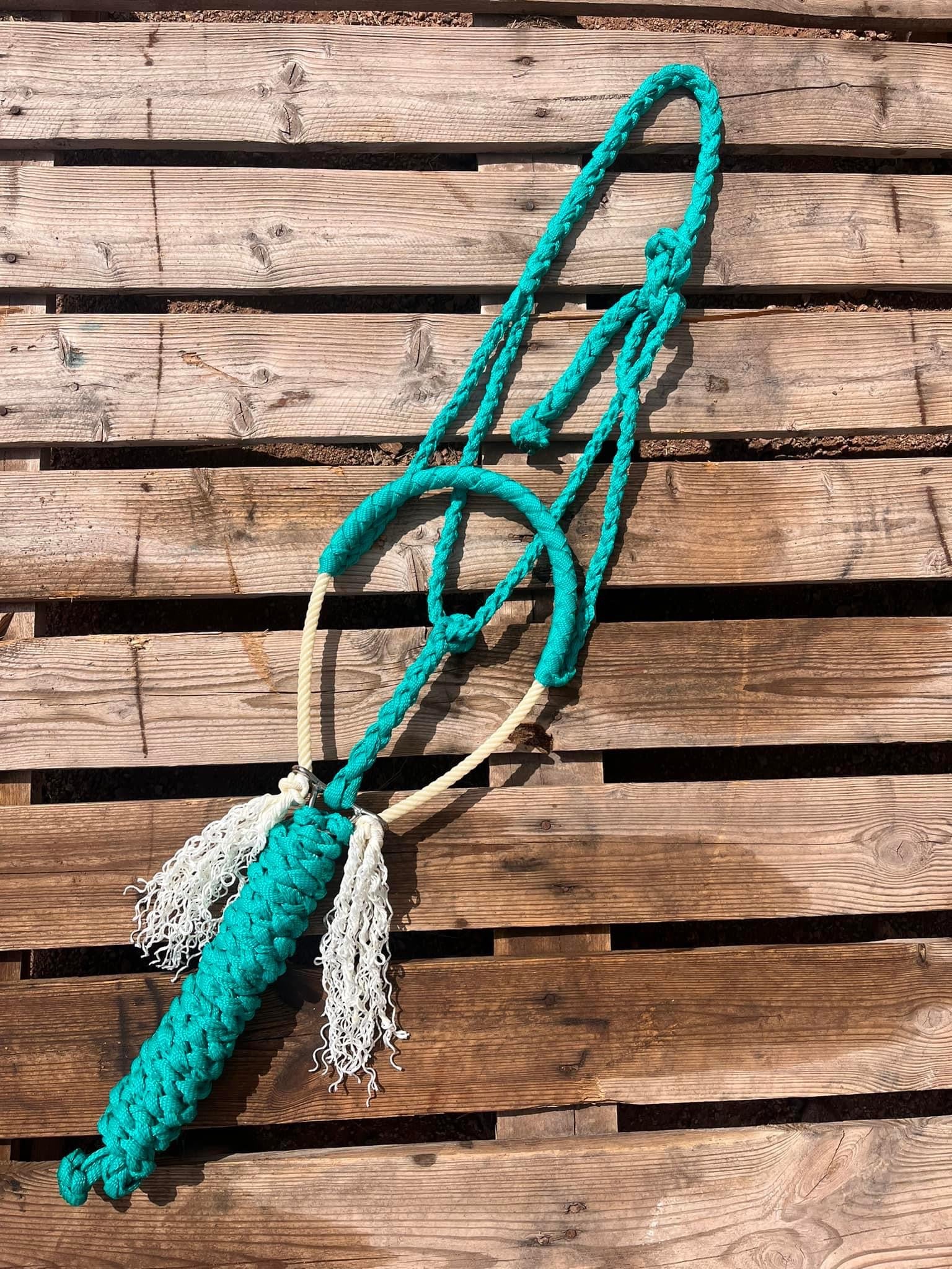 Custom Turquoise Lariat Halter
