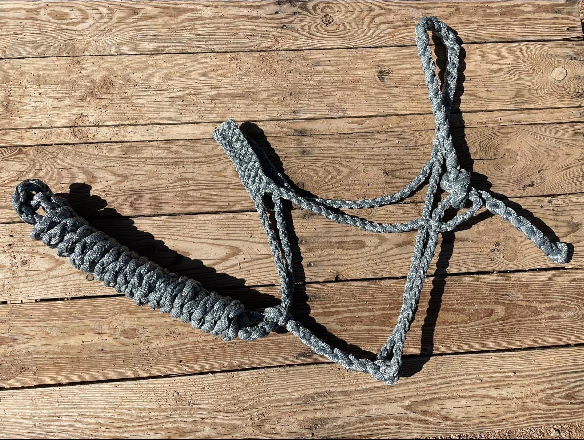 Gray Custom Muletape Halter