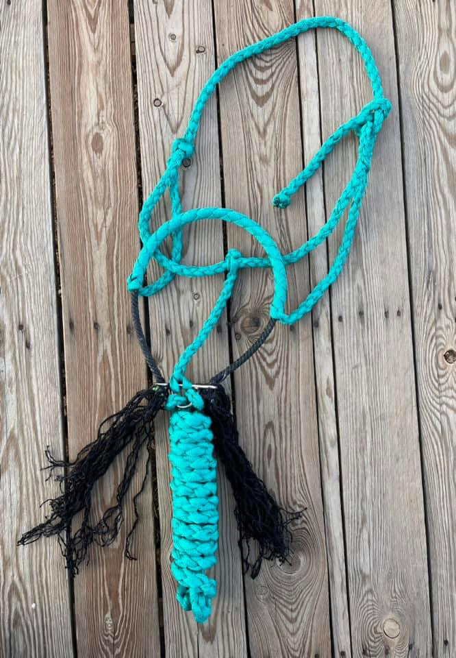 Custom Turquoise Lariat Halter