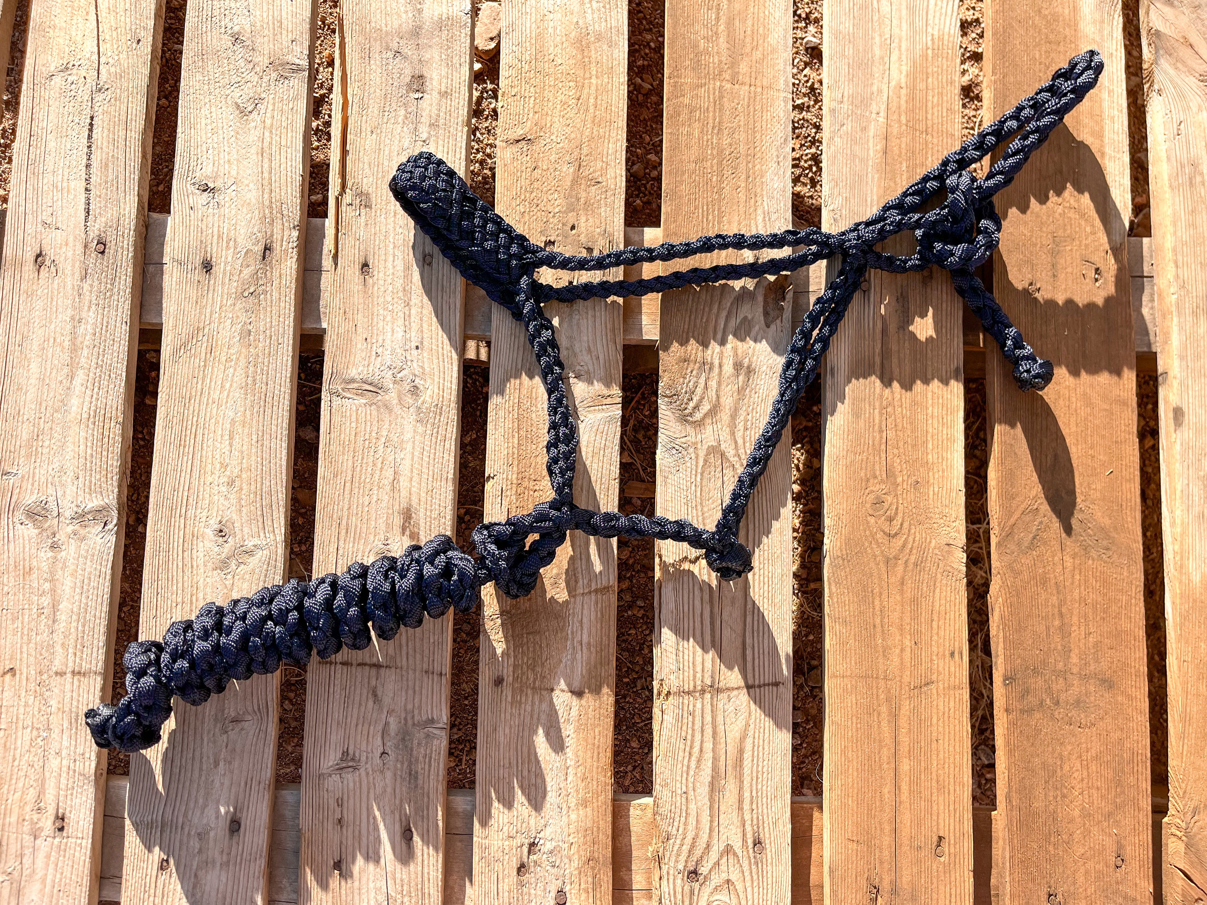 Navy Blue Custom Muletape Halter