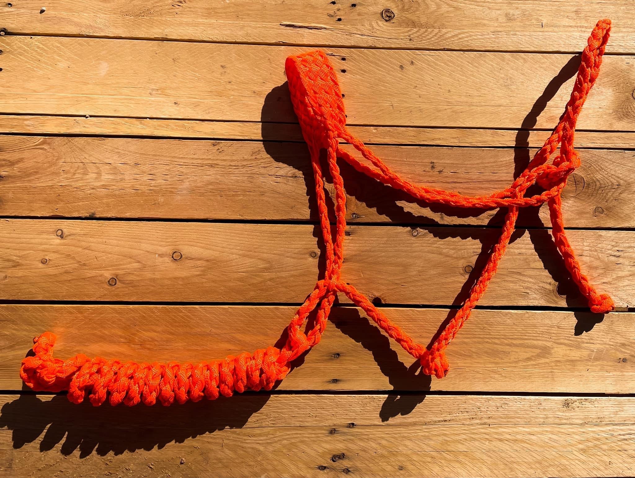 Neon Orange Custom Muletape Halter