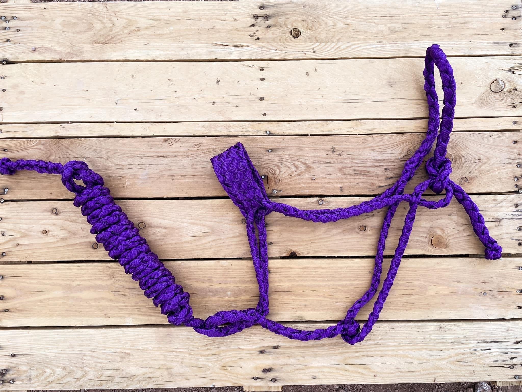 Purple Custom Muletape Halter